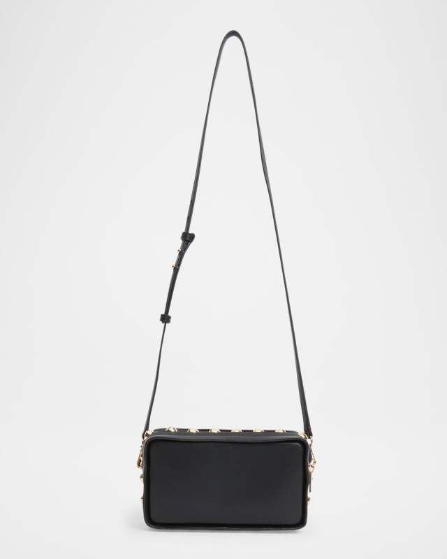 Amaya Studded Calf Leather Camera Bag